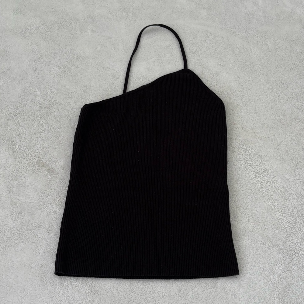 Zara Black Asymmetrical Camisole